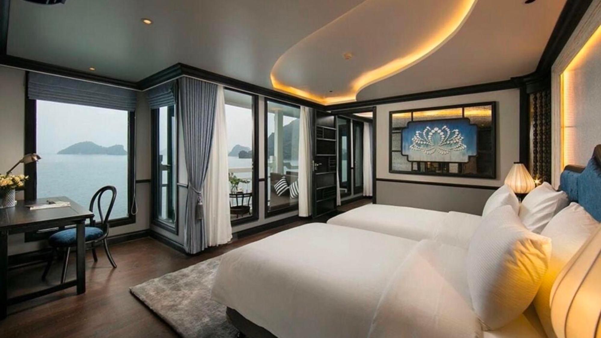 Lotus Boutique Cruise Ha Long Exterior foto