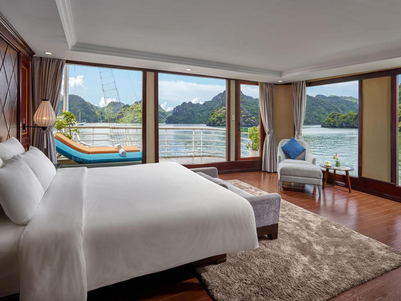 Lotus Boutique Cruise Ha Long Exterior foto