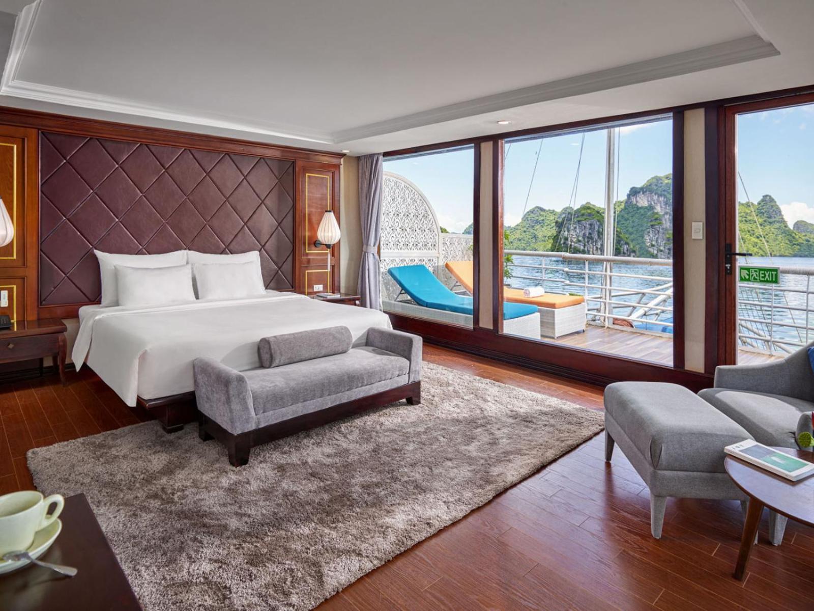 Lotus Boutique Cruise Ha Long Exterior foto