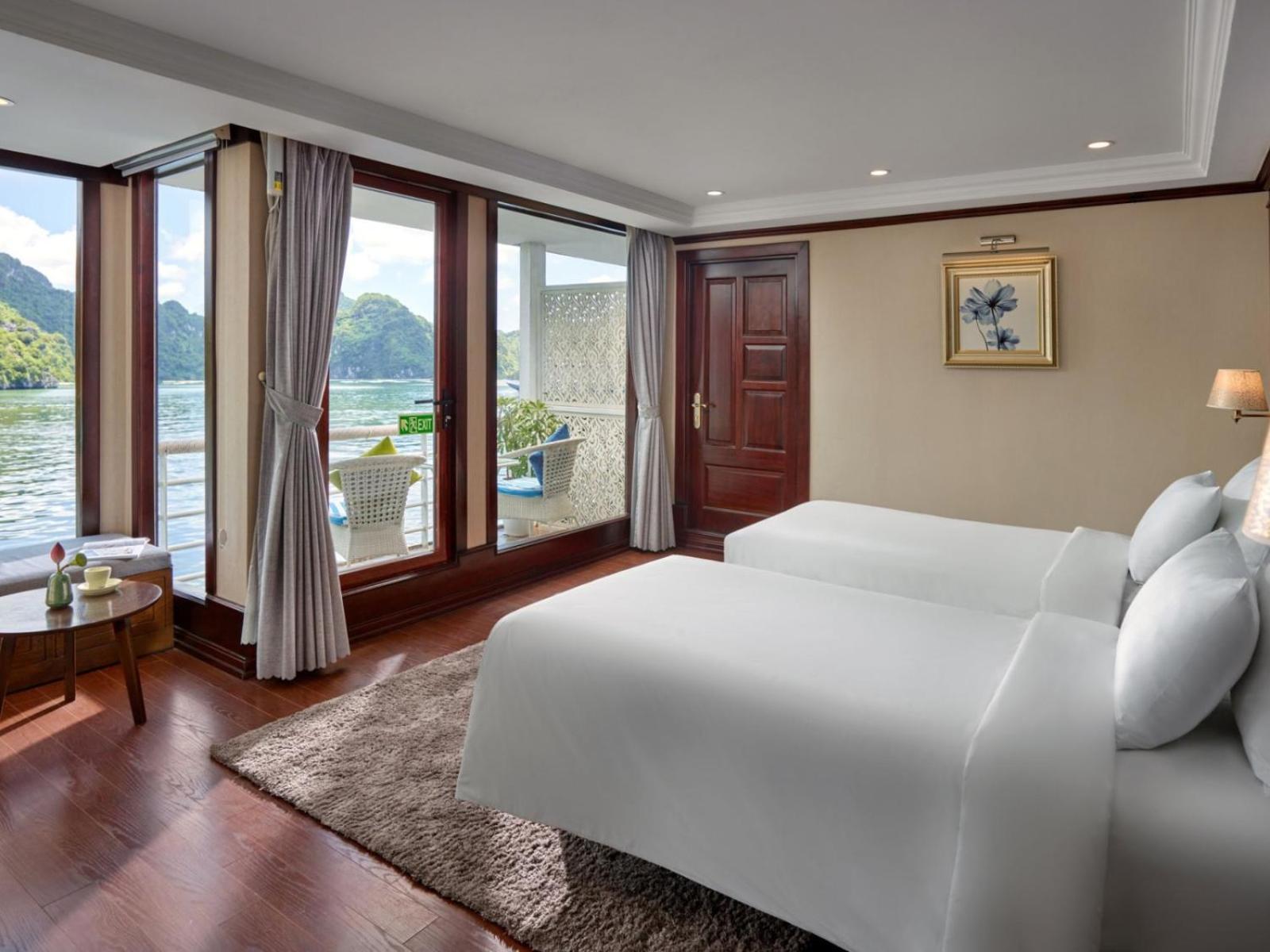 Lotus Boutique Cruise Ha Long Exterior foto